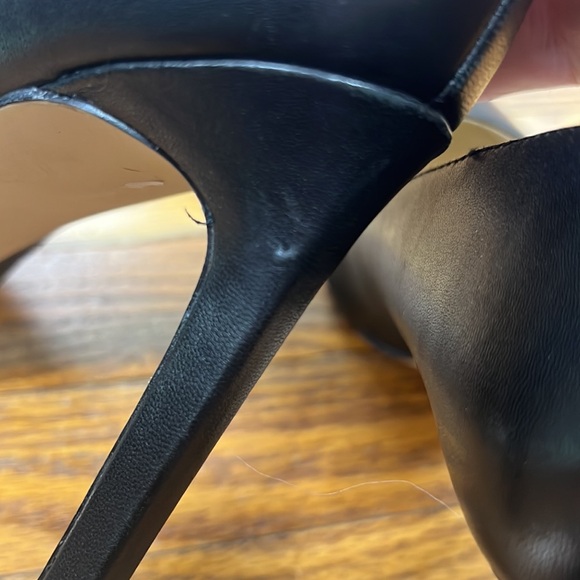 NINE WEST | Tatiana pointy toe leather pumps/heels black - Picture 16 of 16